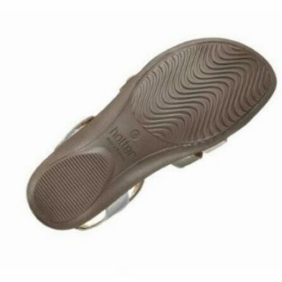 Hotter Sol Open Toe Sandals Shoes Ivory Pink Tan - Picture 5 of 8